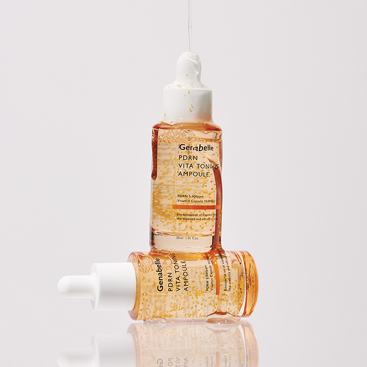 제나벨 PDRN 광채탄력 비타민 캡슐 토닝 연어앰플 30ml - 상세 이미지 3