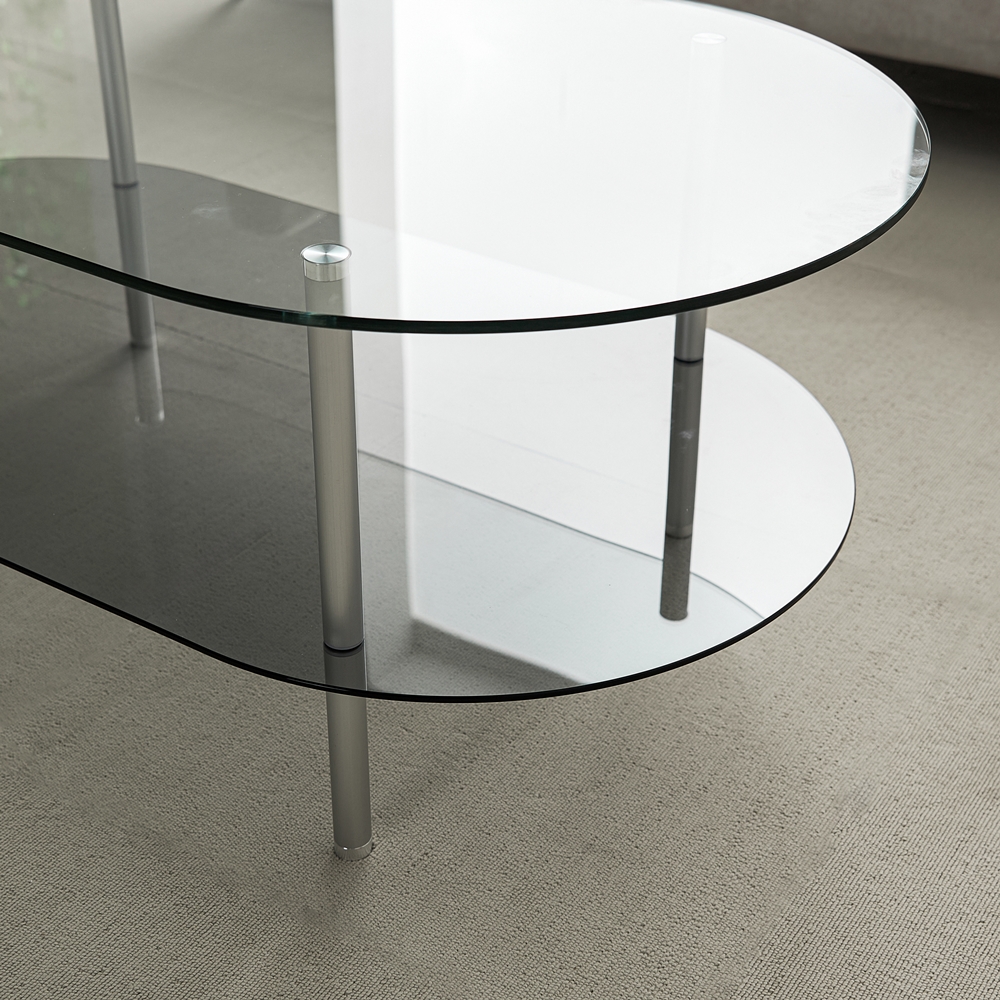 클라르 높은 소파 쇼파 좌식 테이블 낮은 유리 모듈 1000