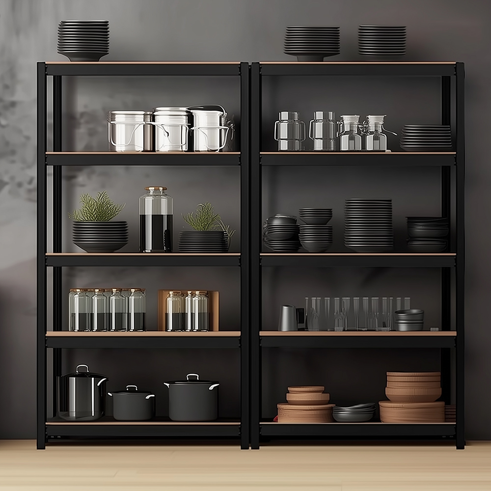 베란다 조립식 다용도 수납장 거실 철제 틈새 홈던트 3003001050 5단 12T합판