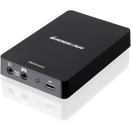 [해외]IOGEAR 업스트림 4K 30Hz 게임 캡처 카드 파티 채팅 믹서 Xbox X/S, One, PS4 PS5 Pro, 60Hz HDR 1440p 144Hz 1080p 240