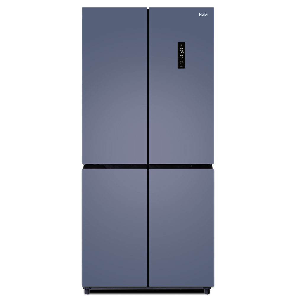 하이얼 인테리어 4도어 양문형 냉장고 HRS445MNB 433L 베리블루