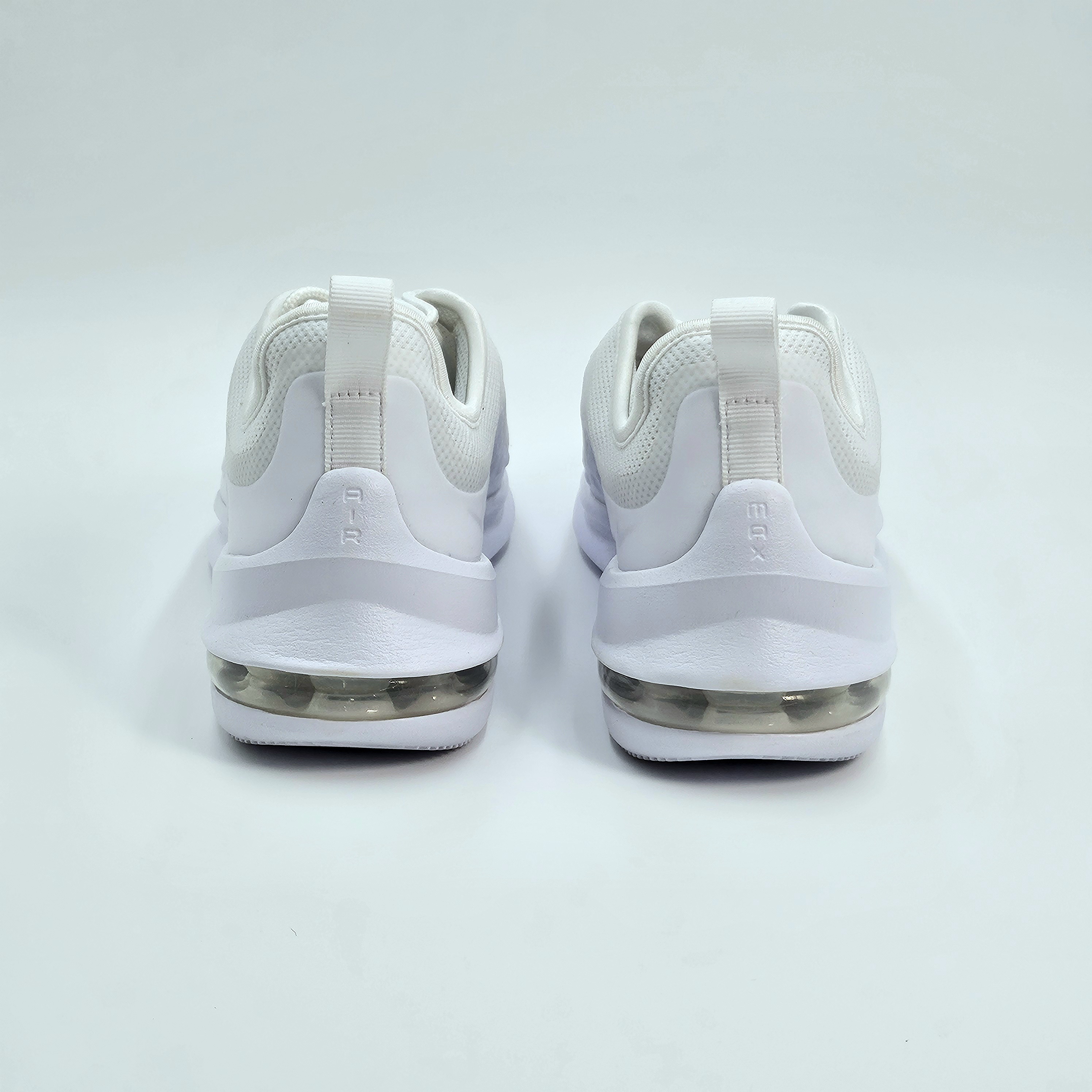 [국내매장판] 나이키 에어맥스 엑시스 발편한 신발 런닝화 헬스화 헬스장 커플 운동화 올화이트(여성), 245