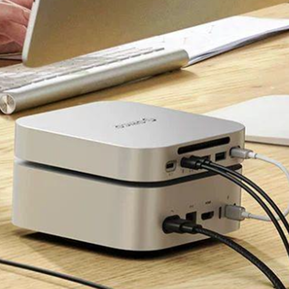 Orico Mac Mini M4 확장 도크 외장하드 4TB M10P-데스크탑