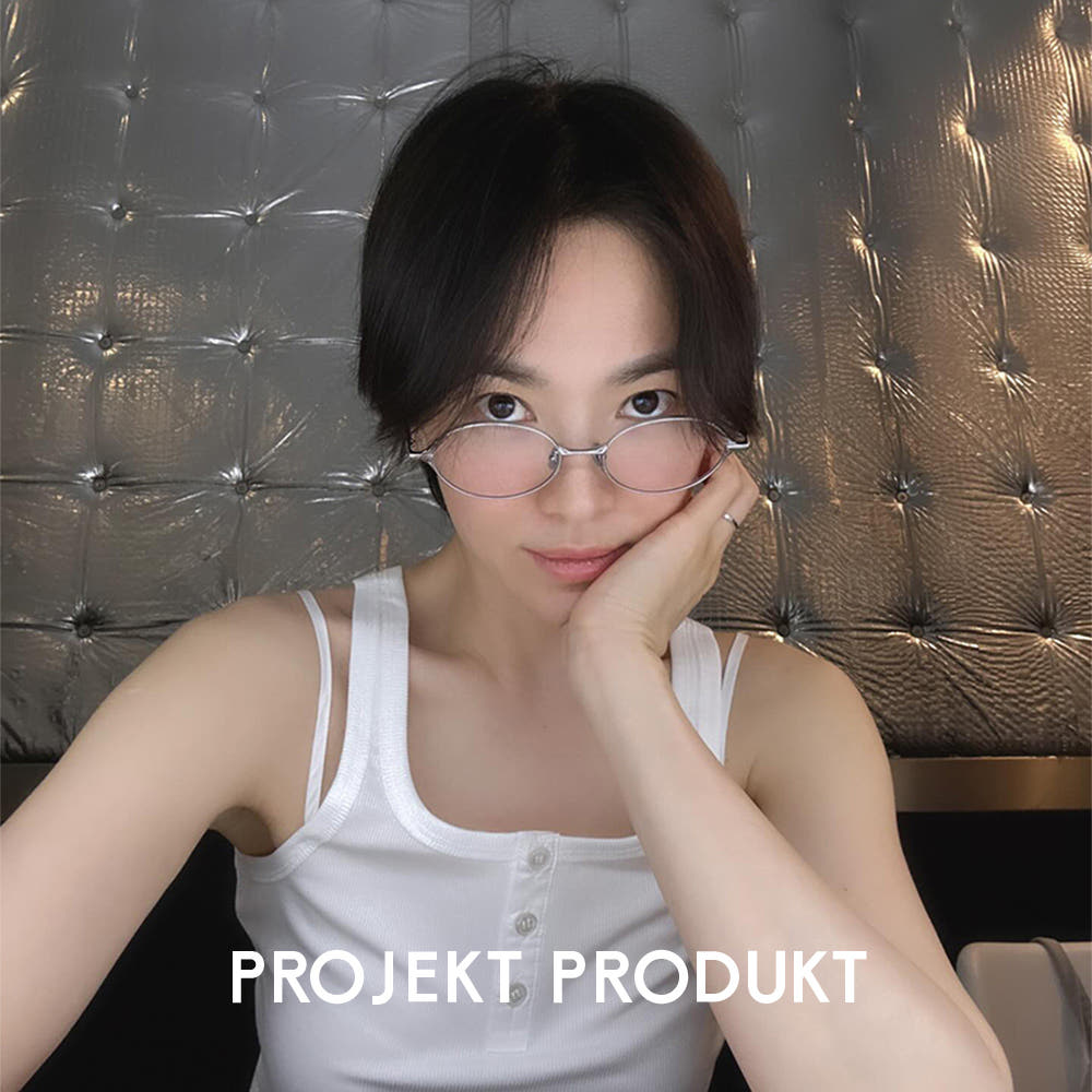 프로젝트프로덕트 HM11 CWG 실버 티타늄 코받침 가벼운 긱시크 오벌 안경 - 상세 이미지 3
