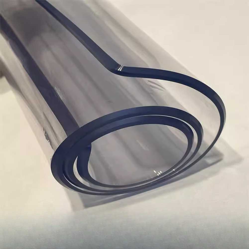 투명 식탁 매트 PVC 테이블 커버 방수 보호 패드 투명 2.0mm (80x100cm) - 상세 이미지 3