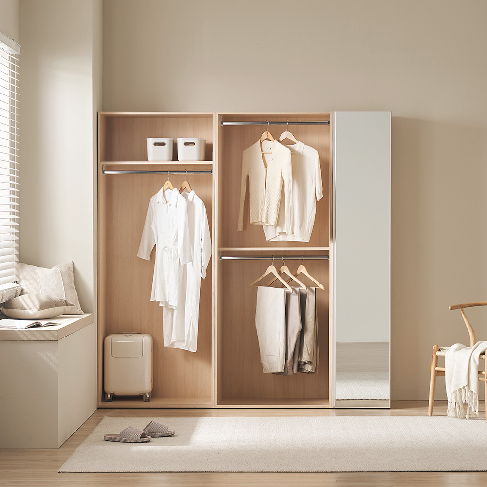 레이디가구 이안 드레스룸 1200 B세트 시스템장 - 상세 이미지 3