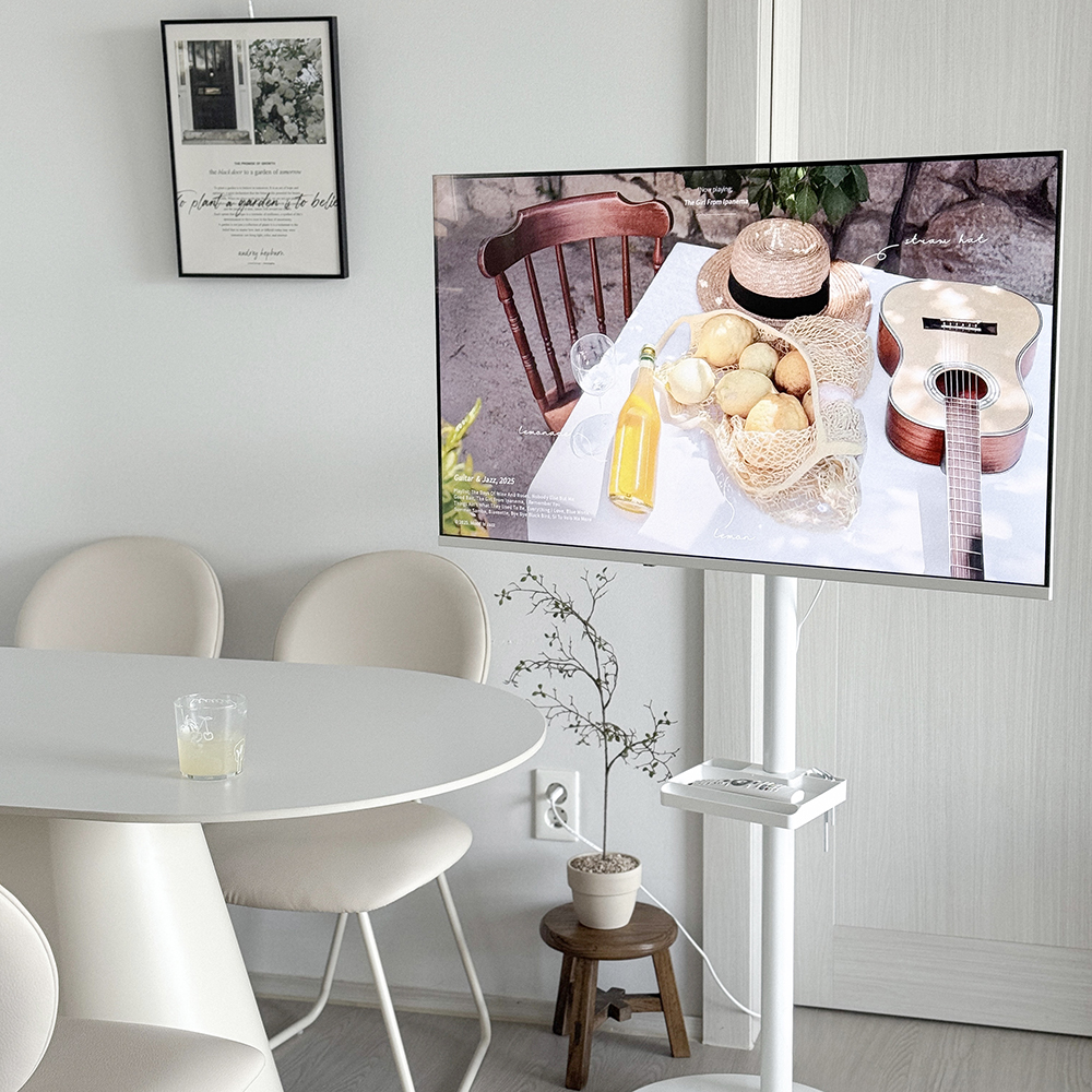 엔텐바이미43 기본형 모니터 TV 스탠드 삼성 M5 M7 거치대 삼탠바이미 짭탠바이미 제품 이미지