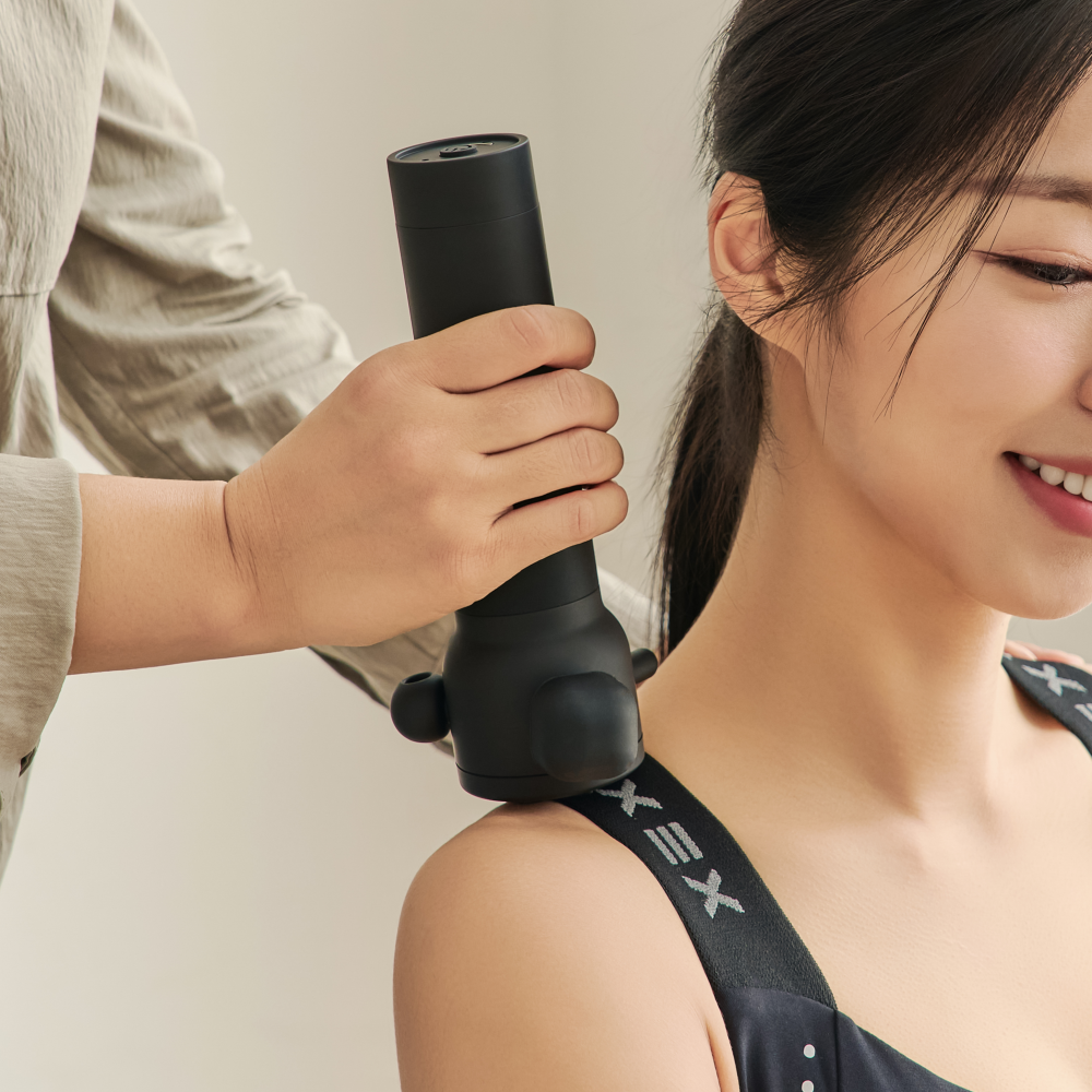 코어힐 딥포인트 마사지건 전동 핸디 휴대용 목어깨 등 근육 마사지기 진동 안마기 딥건 고속 - 상세 이미지 5