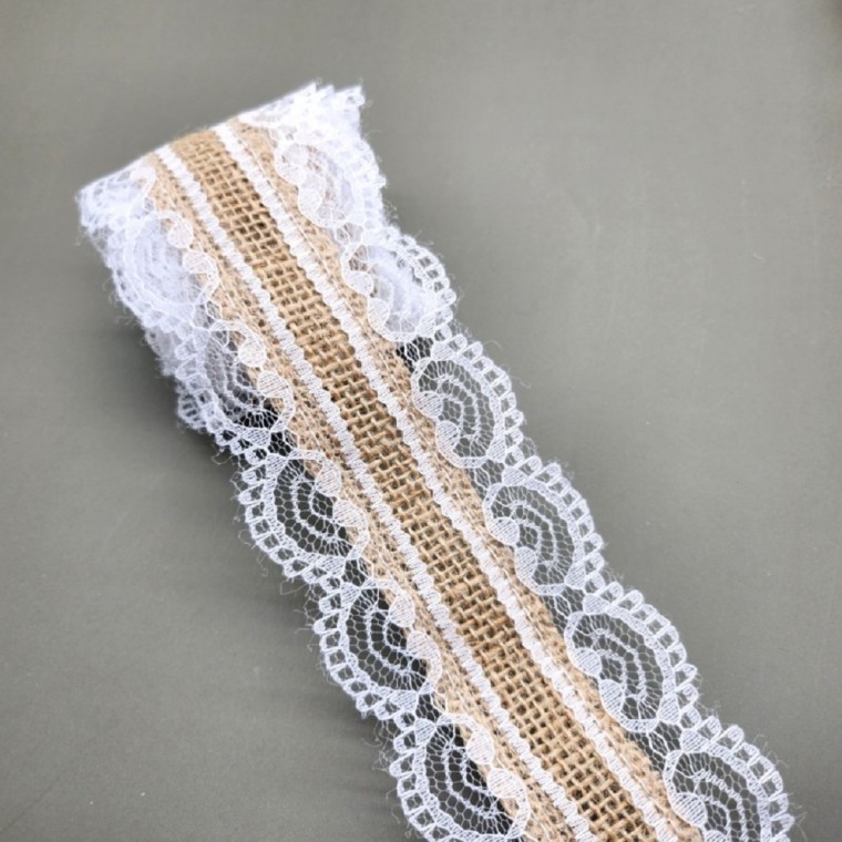 레이스 마끈 2.5cm C타입 리본끈 마끈 - 상품 이미지