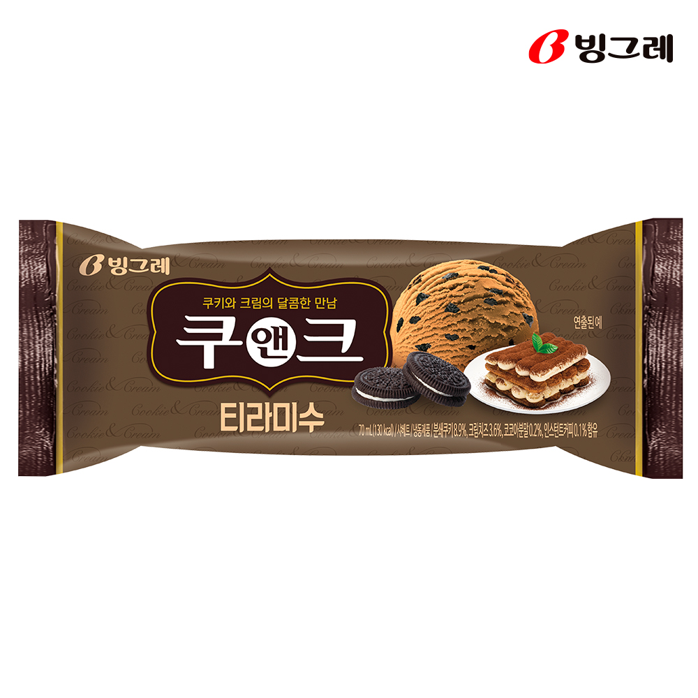 빙그레 쿠앤크바 70ml 총 20개입 외 4종 택2 아이스크림 - 상세 이미지 5