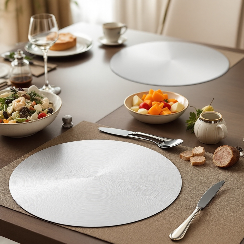 테르헨 316 스테인레스 도마 30cm, 테이블매트 원형 - 상세 이미지 3