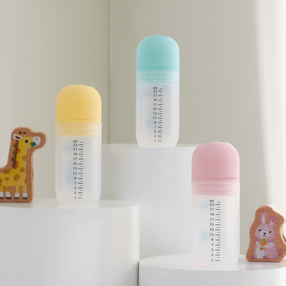 키즈텐 아기 신생아 반영구 실리콘 물약병 어린이 투약병 23ml, 3개 - 상세 이미지 2