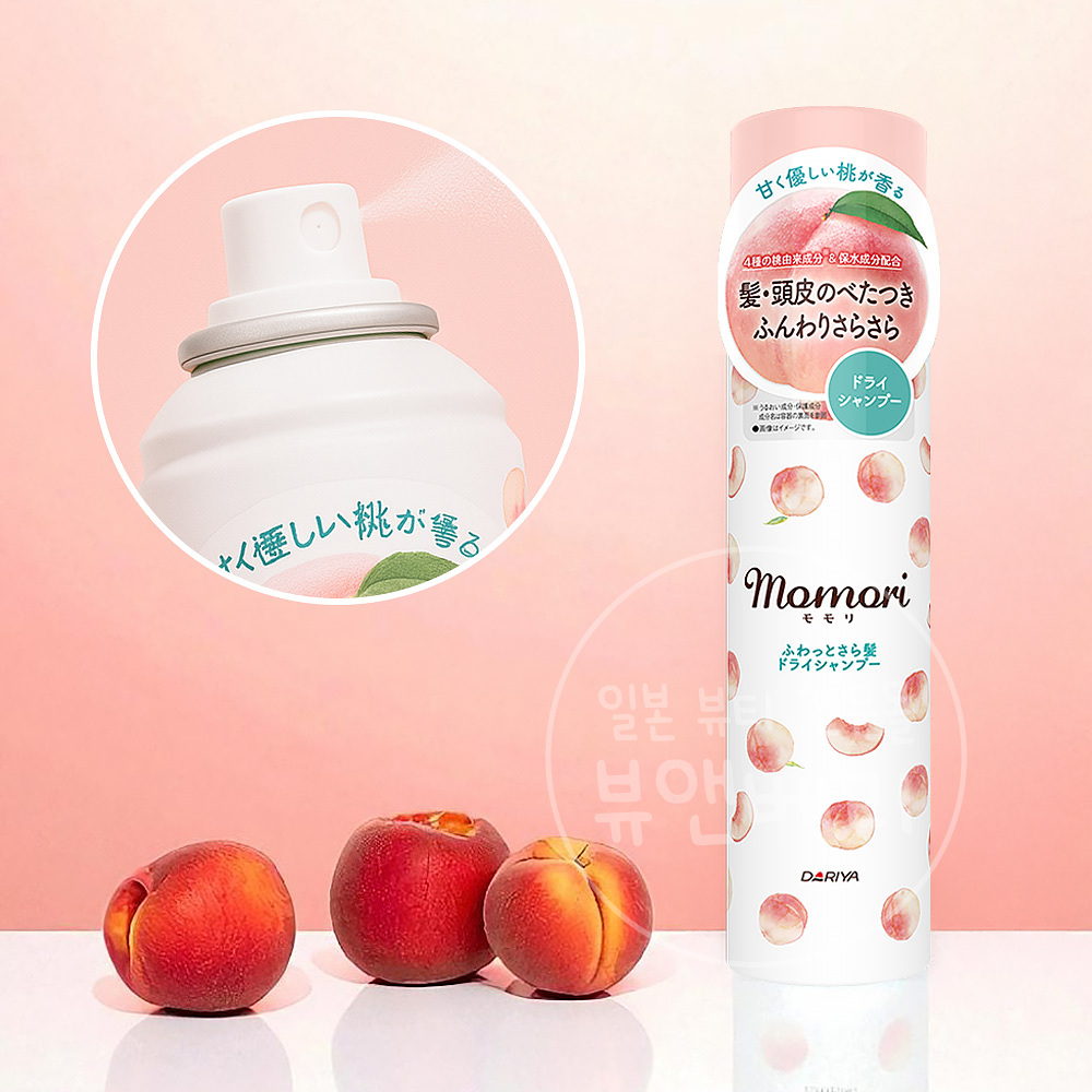 일본 모모리 복숭아 드라이 샴푸 100g - 메인 이미지