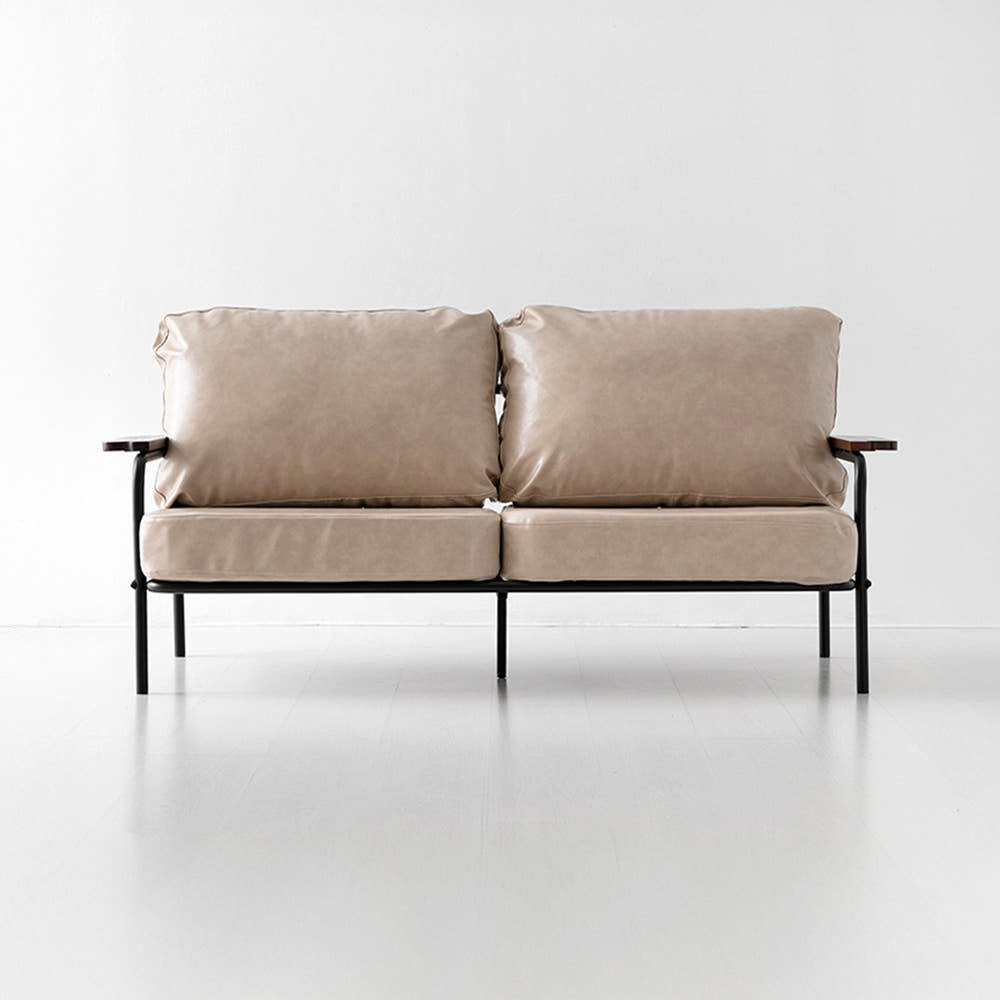 DELU 3인소파 1665 스툴미포함, 크림 1659.4038, 3인용