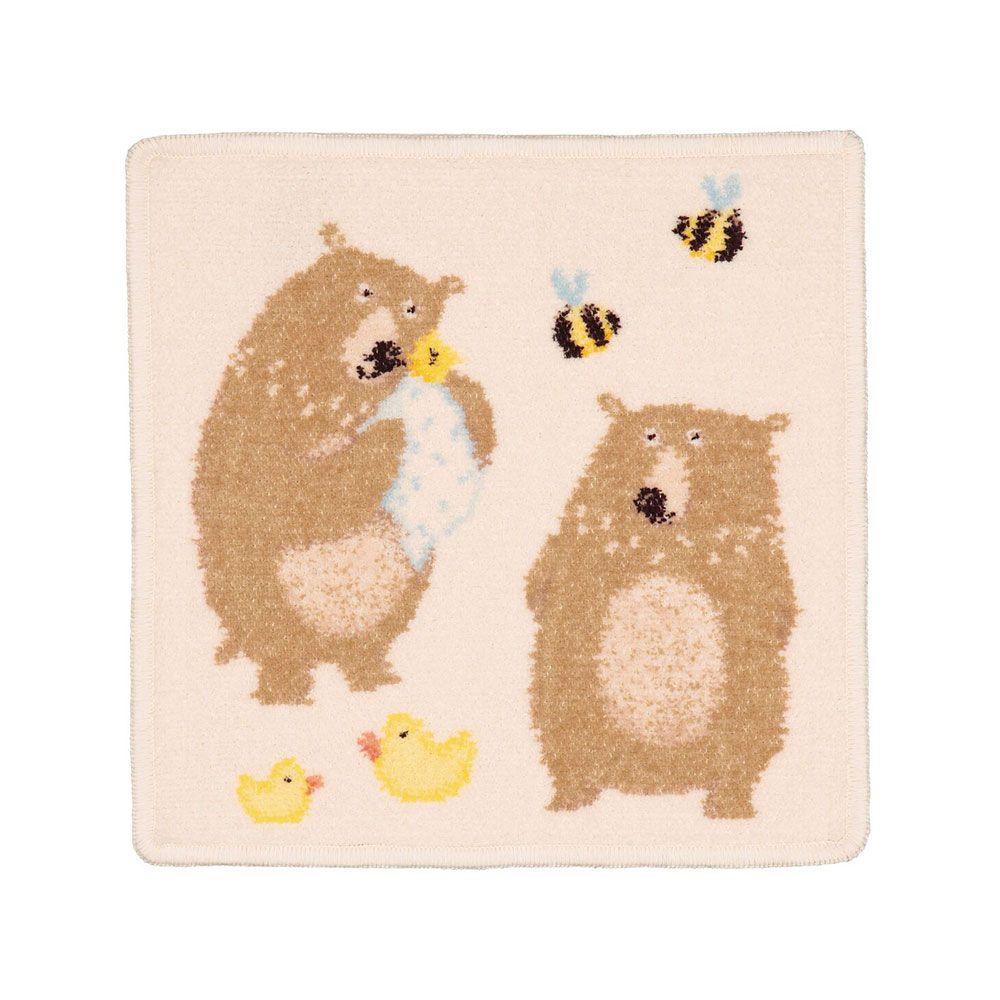 훼이라 벤베어 패밀리 페이스타월 25x25cm 독일직수입 부드럽고 먼지없는 프리미엄 손수건