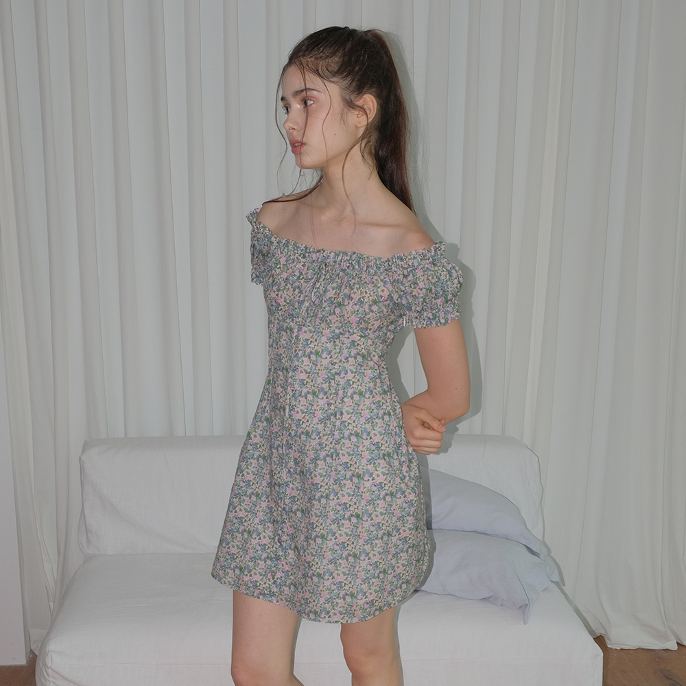 LLIAN FLORAL MINI ONEPIECE (GREEN) - 상세 이미지 3
