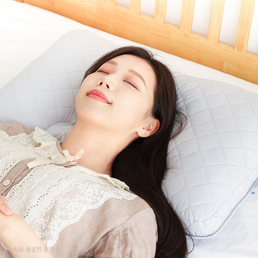 아이누오 호텔베개 경추 베개 목디스크 거북목 일자목 코골이 기능성 숙면 편한 낮은 꿀잠 - 상세 이미지 4