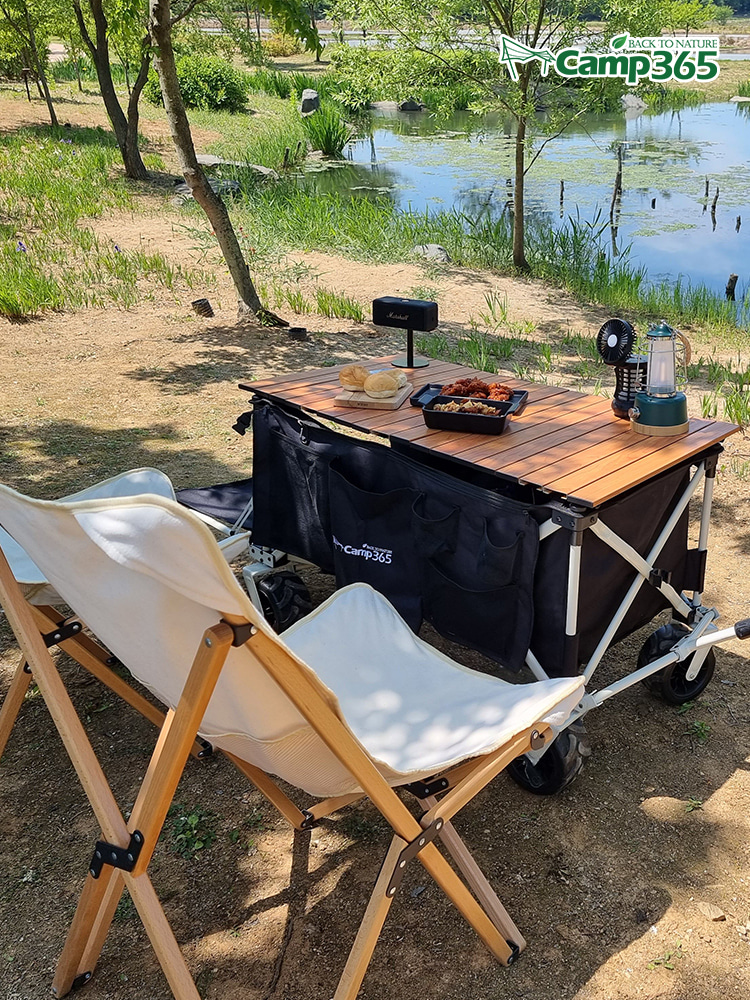 캠프365 유모차 접이식 캠핑 왜건 웨건 특대형 대형 캠핑카트 촬영 피크닉 내하중160kg