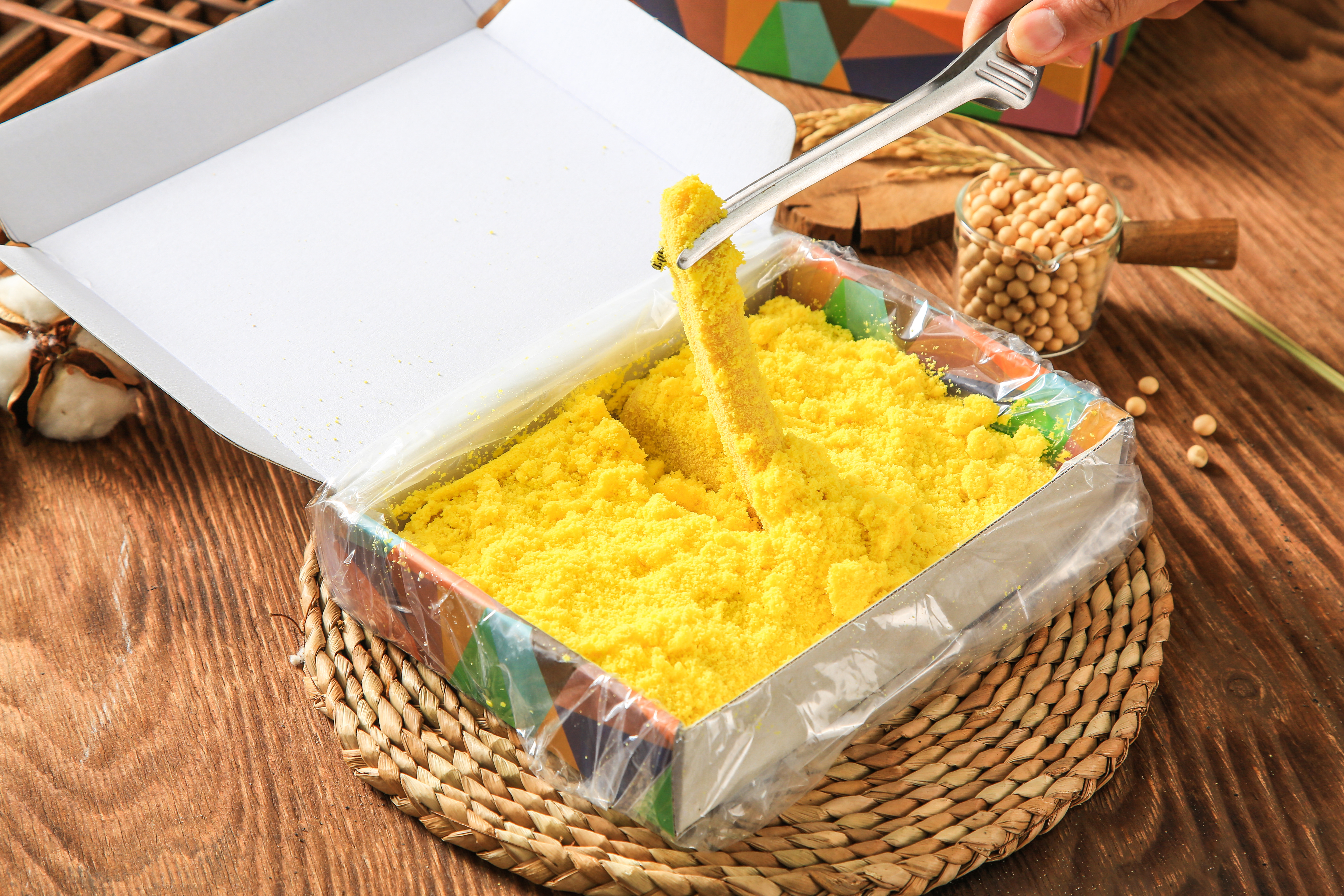 이불 카스테라 호박 인절미 600g / 고소한 수제 고물떡 - 상세 이미지 3