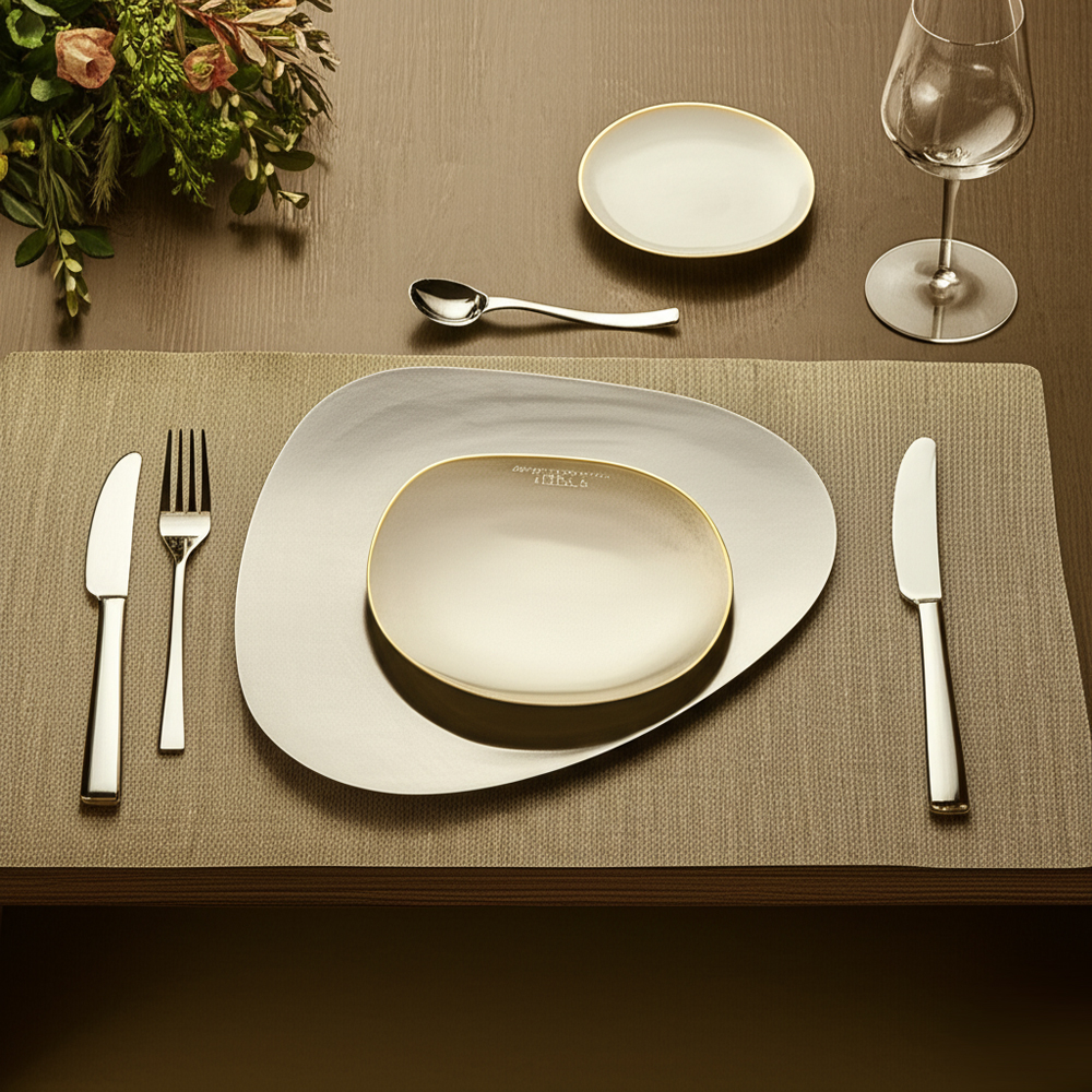 테르헨 316 스테인레스 도마 35cm, 테이블매트 페블 이미지 6