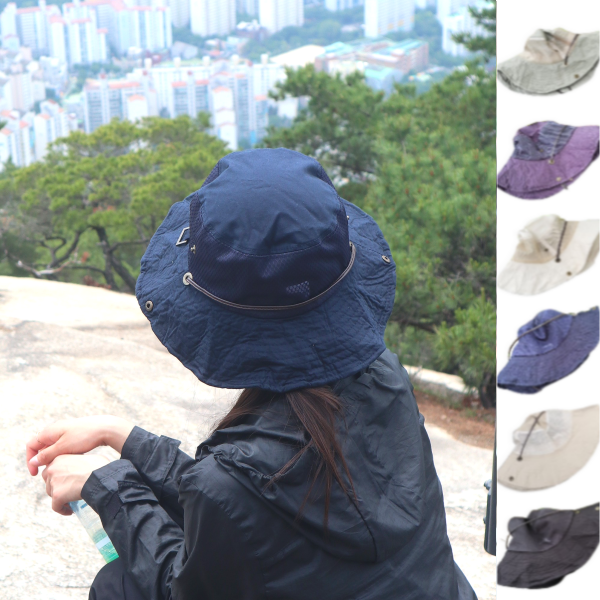 정글모자 사파리 여행 휴양지 비치 대두 빅사이즈 남성 메쉬 버킷햇 여성 벙거지