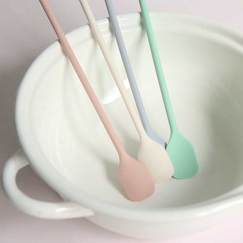 실리콘 롱스푼 디저트 커피 하이볼 머들러 바스푼 - 상세 이미지 3