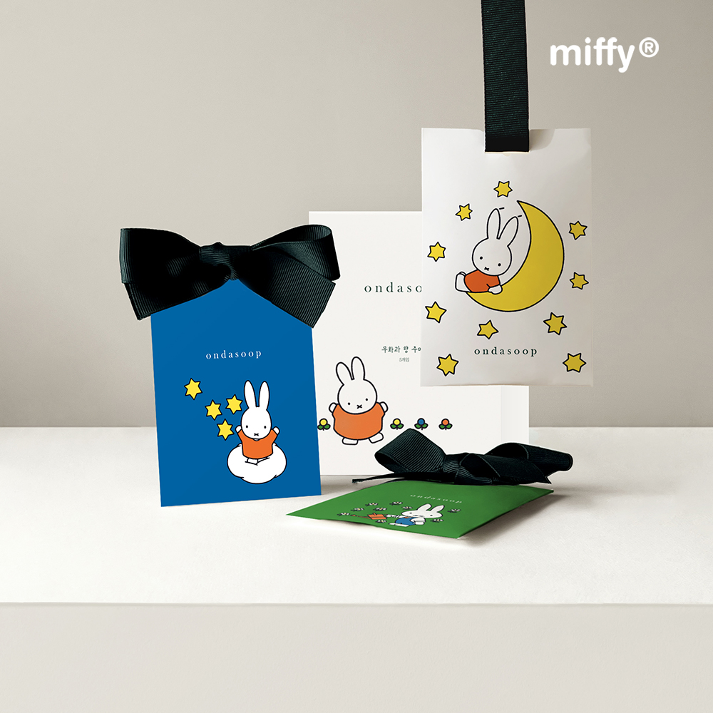 온다숲+미피 천연 나무칩100% 실내 디퓨저 고급 사쉐 방향제 고체 옷장 화장실 집들이선물