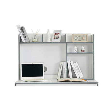 책상위정리 낮은 책상위책장 1000 화이트