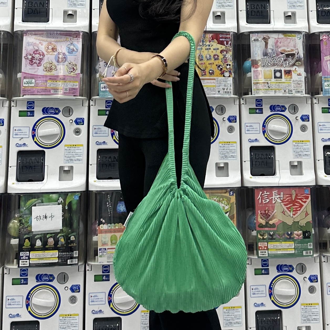 텐바이미 여름 비치 데일리 플리츠가방 보부상 네트 숄더백