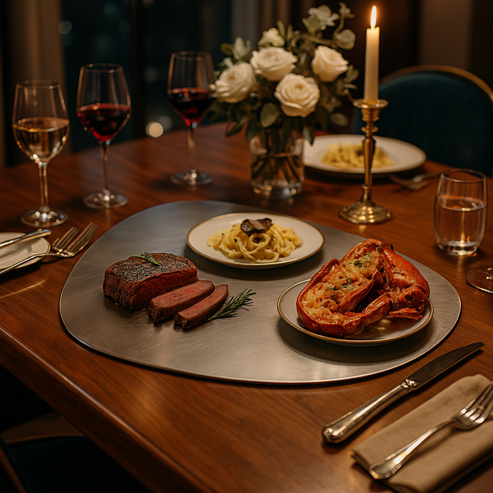 테르헨 316 스테인레스 도마 35cm, 테이블매트 페블 - 메인 이미지
