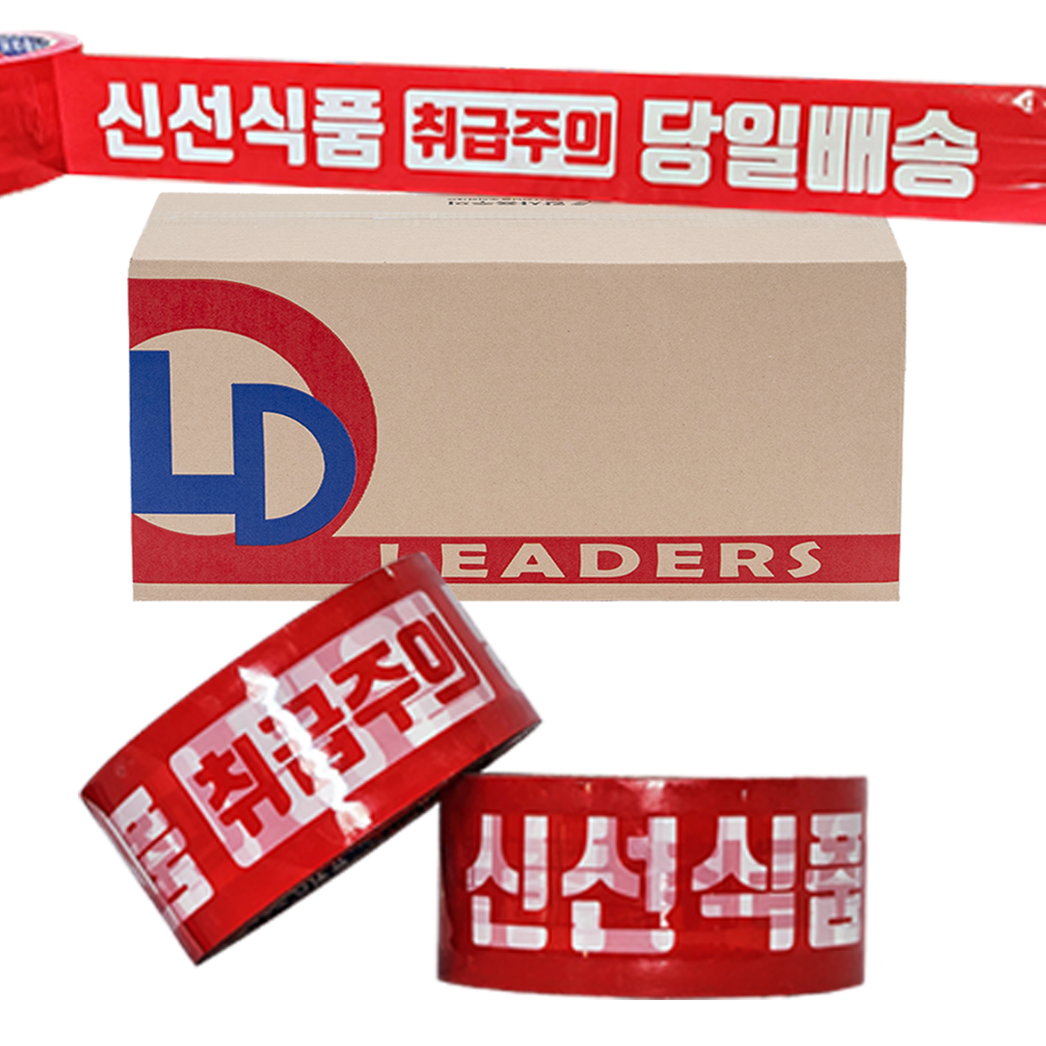 리더스 투명 박스테이프 OPP 택배포장 80M 40입 이미지 6