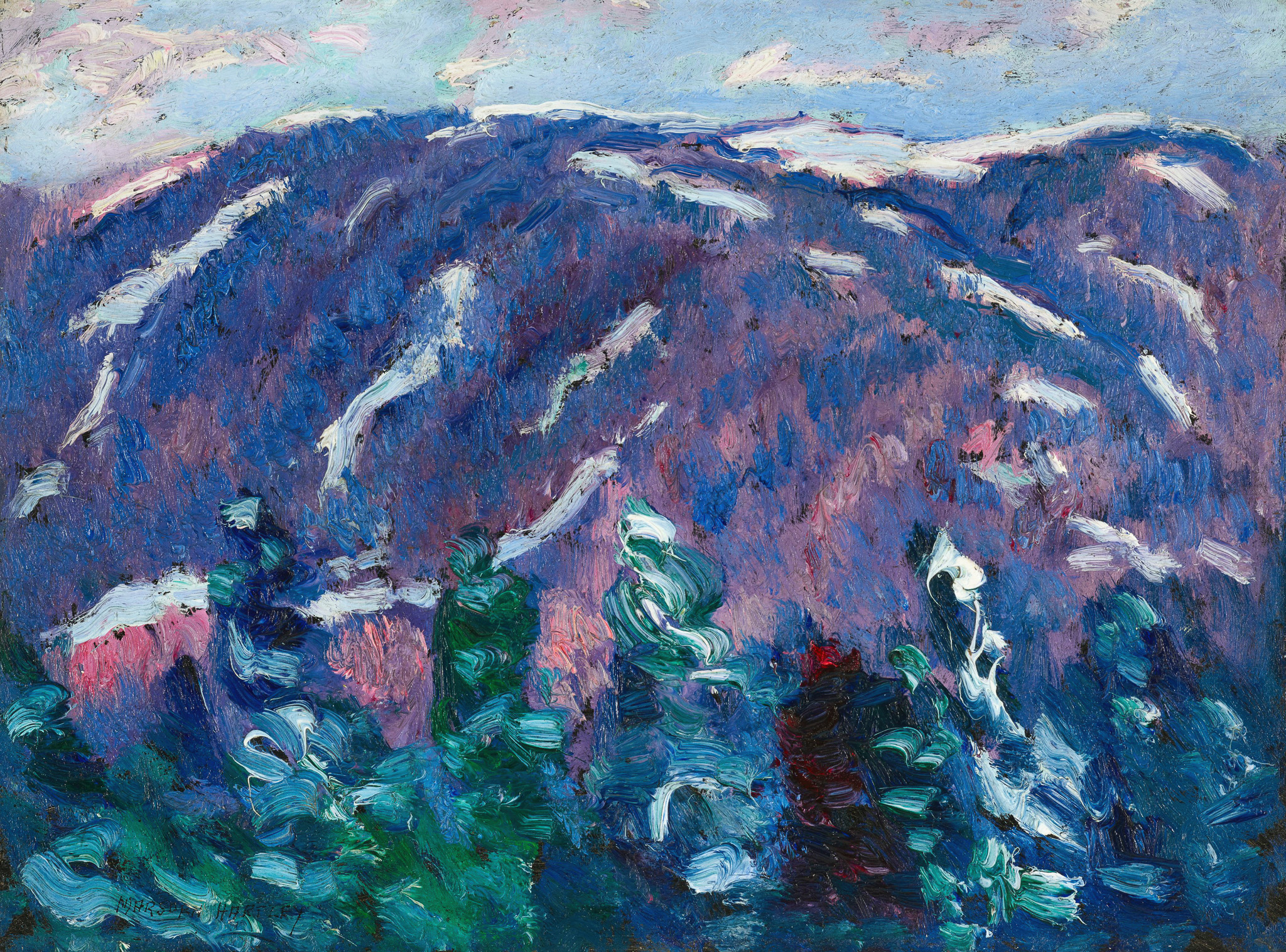 Songs of Winter, No. 3 원본비율 아트포스터 하틀리 - 상품 이미지