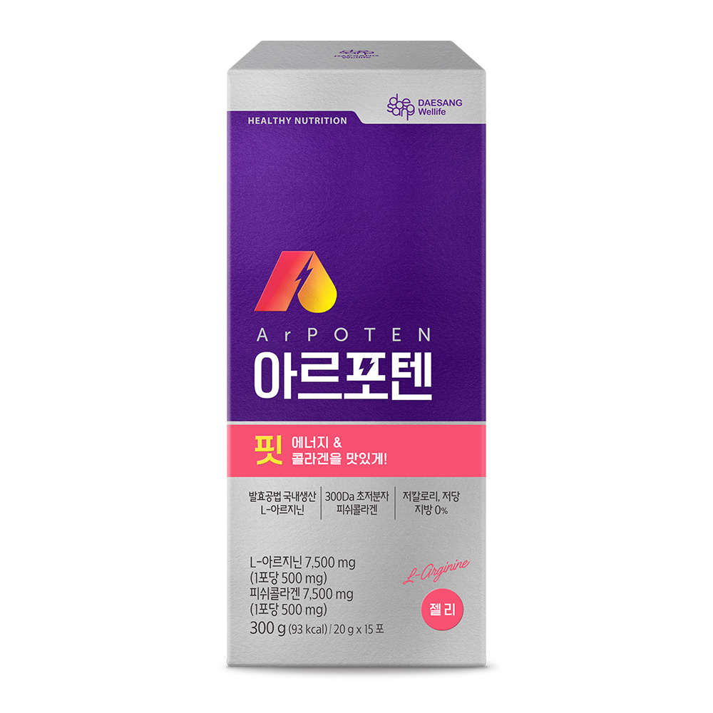 아르포텐 핏 아르기닌 에너지젤리 20g 15포, 4개 - 상세 이미지 4