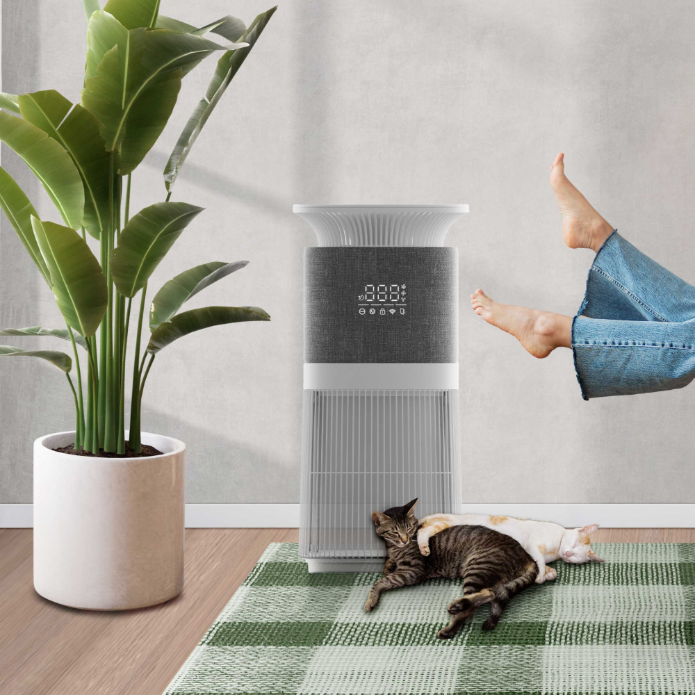 에어버디360 펫 공기청정기 반려동물 냄새제거 강아지 고양이 털 먼지 탈취 HEPA 필터