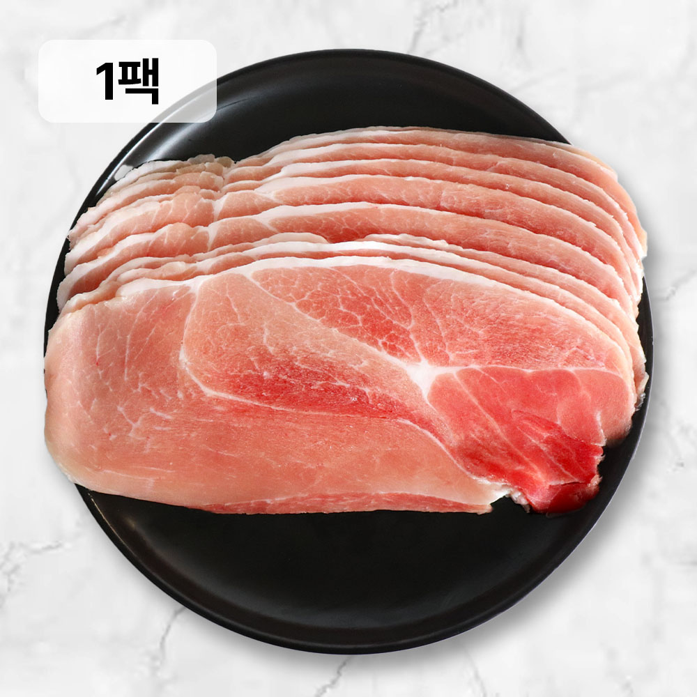 수입산 돼지 뒷다리살 후지살 불고기용 1kg, 1개 - 상품 이미지