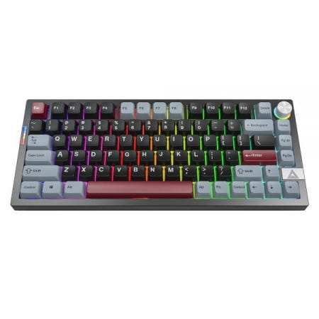 [해외]MONTECH MKey PRO 75% TKL 무선 기계식 게이밍 키보드, 트라이모드 블루투스 5.2/2.4Ghz/USB-C, 핫 스왑 가능 게이트론 G Pro 3.0 사전