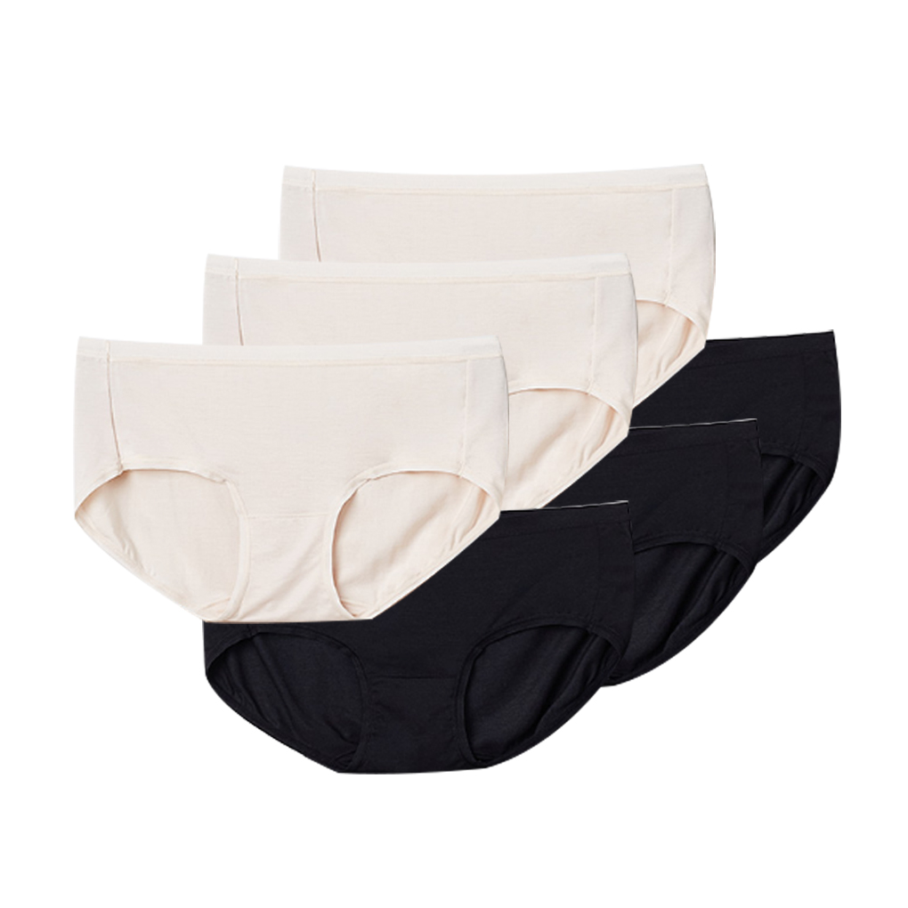 [네이버단독][6팩] 스파오 모달 삼각팬티 3PACK X 2개 SPWPFA9A20 - 상품 이미지