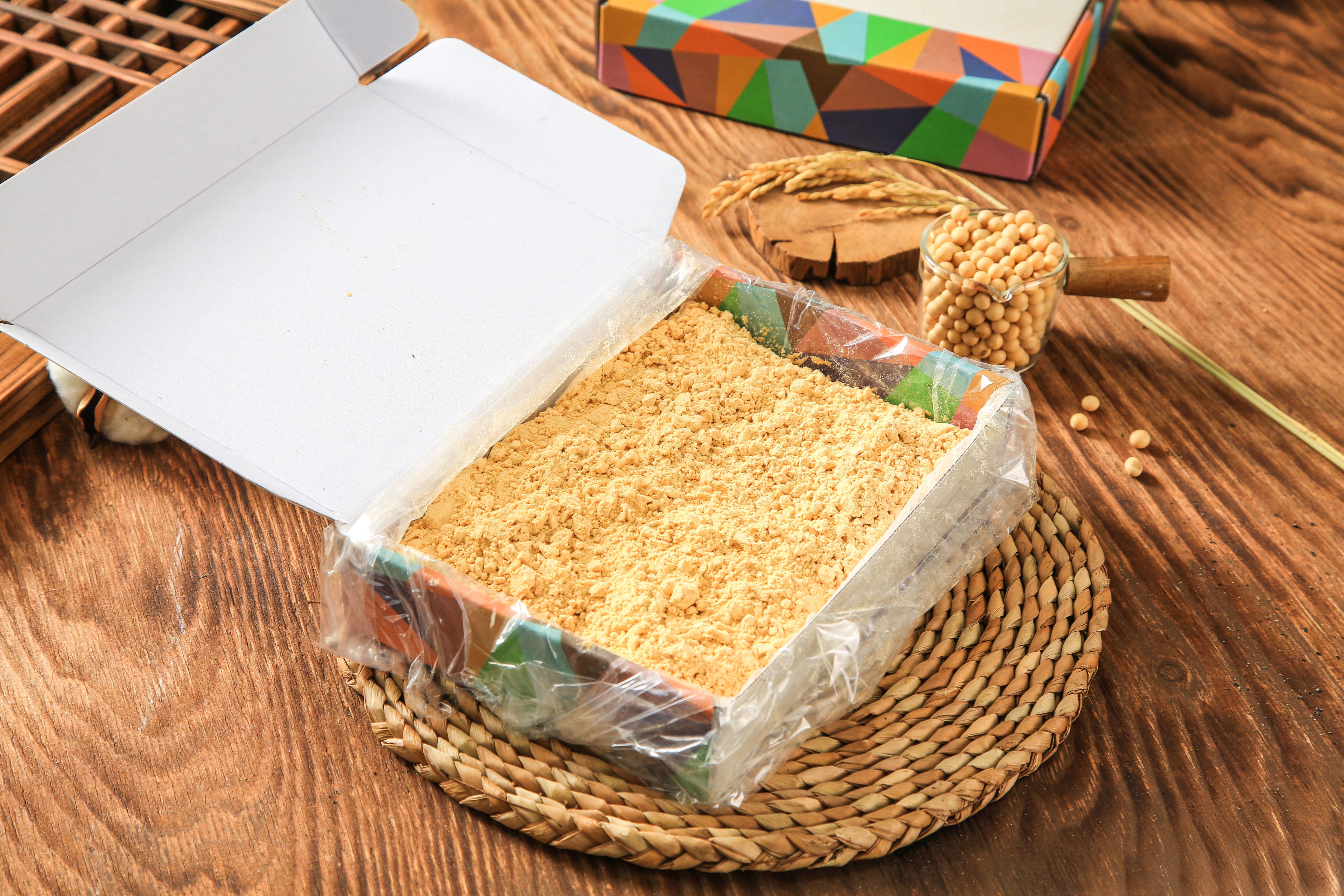 이불 콩고물 듬뿍 수제 콩인절미 / 전통 인절미 떡 간식 600g - 상품 이미지