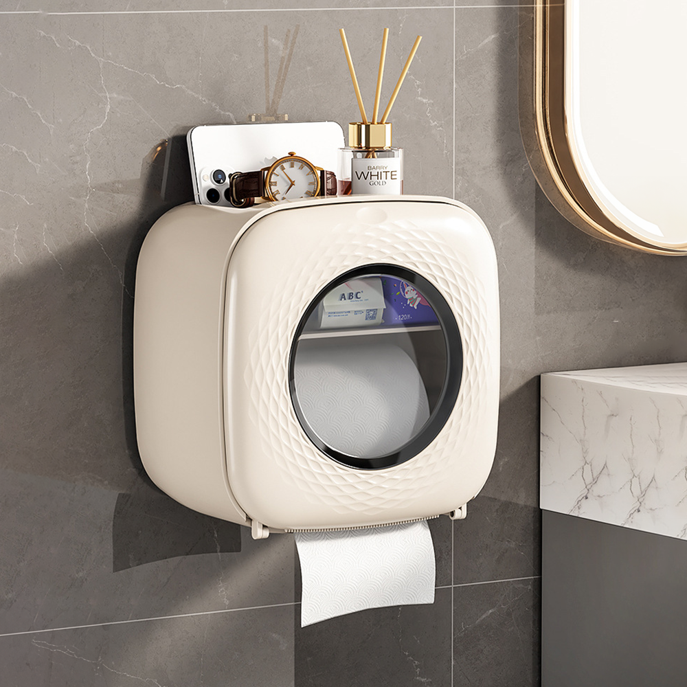 화장실 휴지걸이 무타공 방수 화장지걸이 욕실 두루마리 접착식