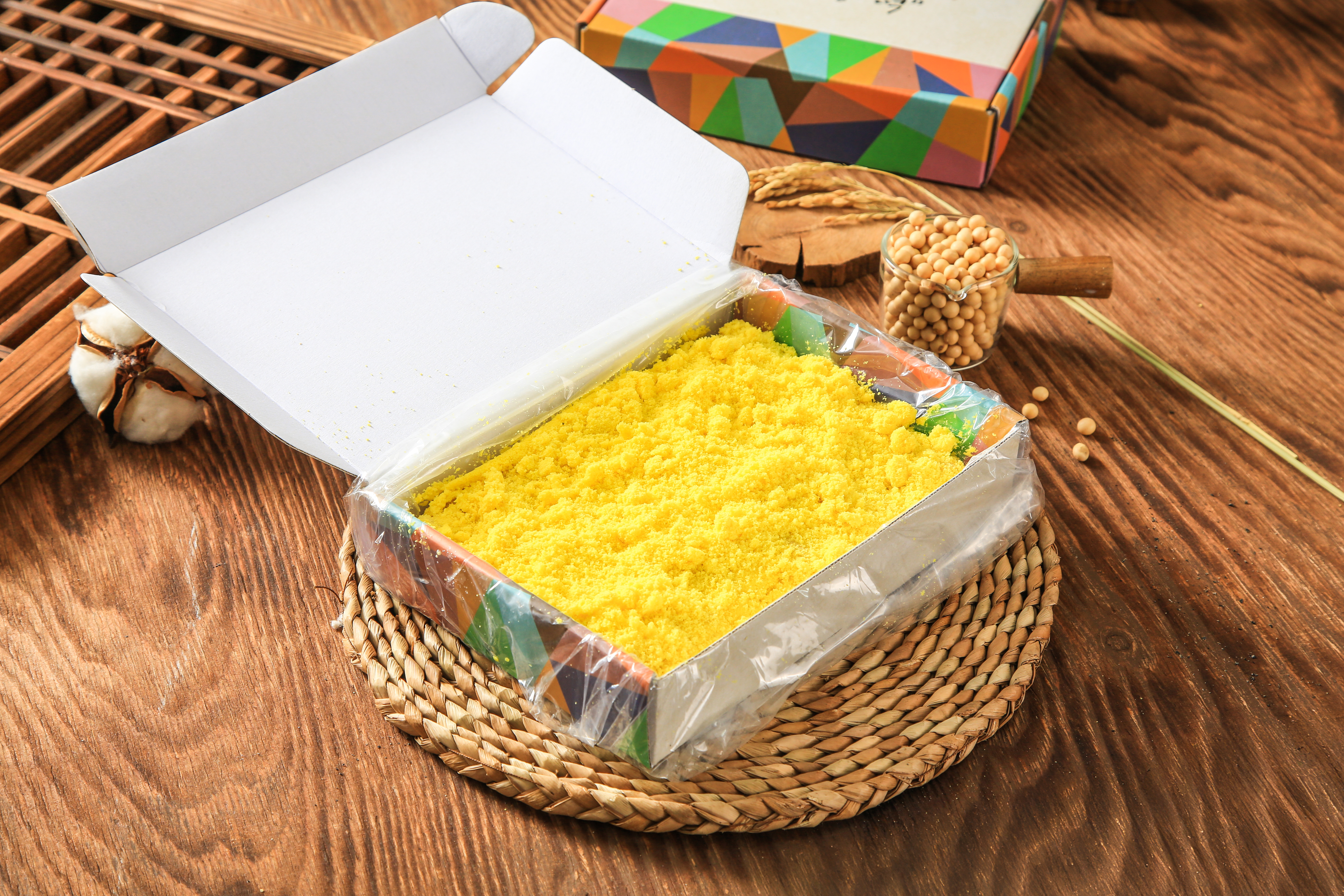 이불 카스테라 호박 인절미 600g / 고소한 수제 고물떡 - 상품 이미지