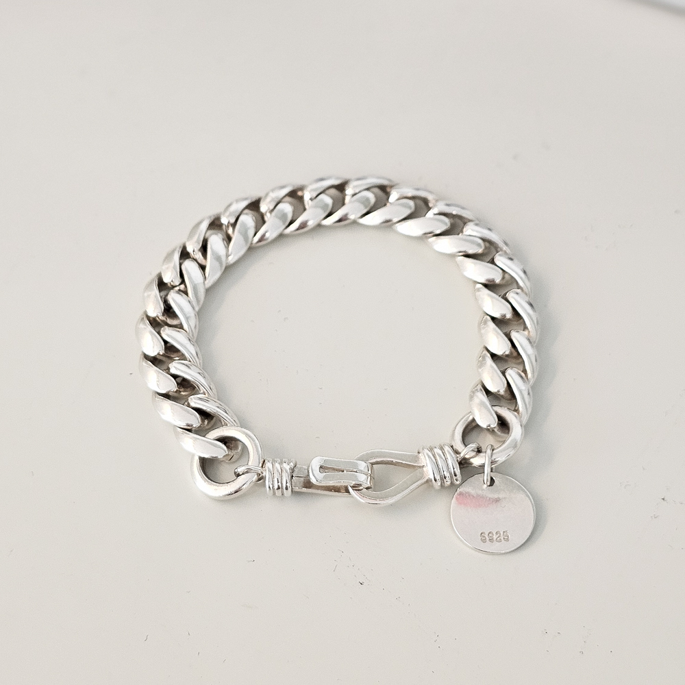 에코 체인 실버 팔찌 Echo Chain Bracelet - 상품 이미지