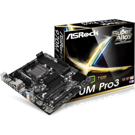 [해외]ASRock Micro ATX DDR3 1066 마더보드 970M PRO3 QC7000M