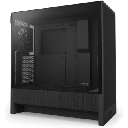 NZXT [해외]NZXT H5 Flow 2024 - 컴팩트 ATX 미드 타워 PC 게이밍 케이스 높은 공기 흐름 120mm 팬 2개 포함 360mm 전면 및 240mm 상단 라디에이터 지원