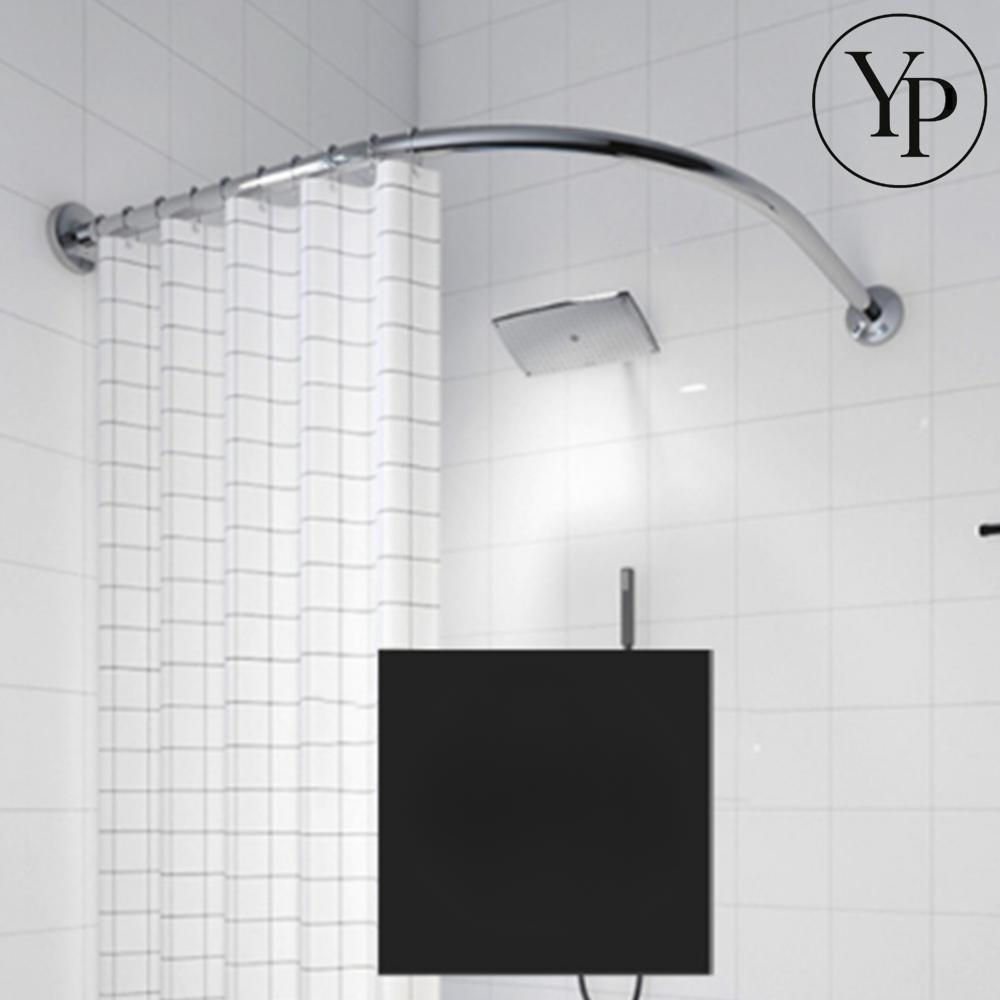 화장실 샤워커튼 코너형 ㄱ자 욕실 가림막 방수 압축봉 커텐봉