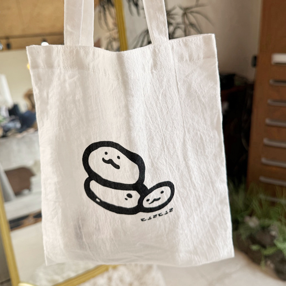 제주 돌돌 미니 에코백 워싱면 데일리 가방 이미지 6