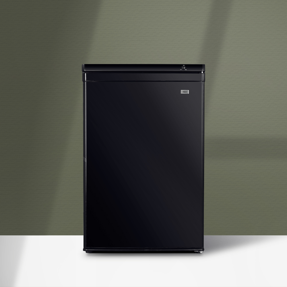 하이얼 서랍형 소형 미니 냉동고 HUF90MDB 블랙 스탠드형