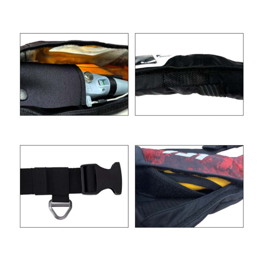 다이와 DF-9405 허리 팽창구명복 선상 보트 구명조끼 레드, FREE(One size) - 상세 이미지 3