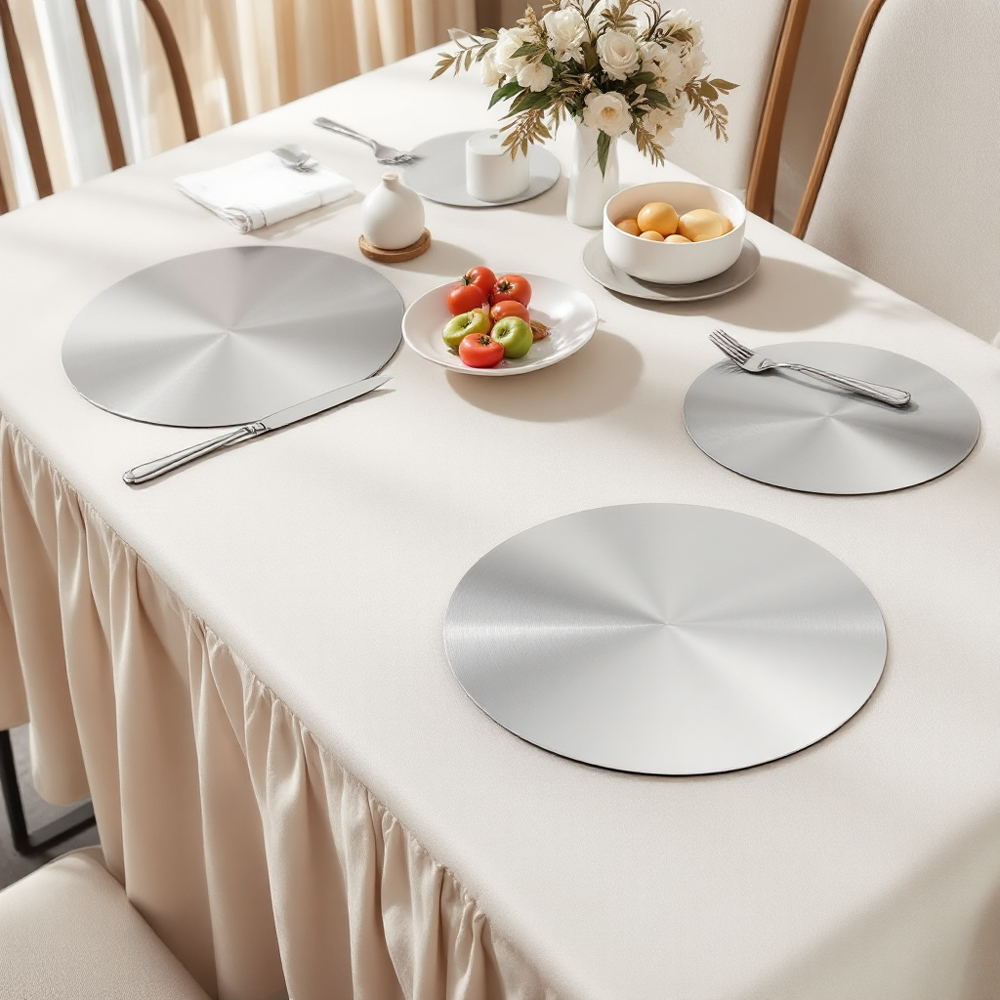테르헨 316 스테인레스 도마 30cm, 테이블매트 원형 - 상세 이미지 2