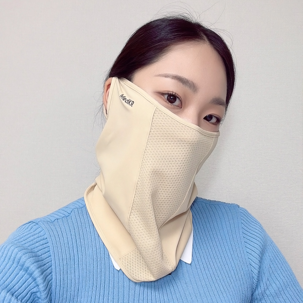 메디케이알 1+1 자외선차단 야외활동 스포츠용 냉감 기능성 마스크 1매입 - 상세 이미지 5