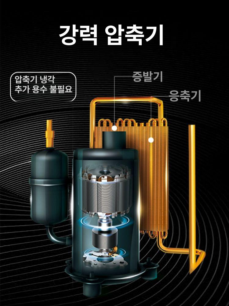 Aucma 이동식 산업용 냉풍기 대형 공장 창고 업소용 냉각팬 이중 파이프 냉각 2 에어덕트 새로운 - 상세 이미지 5